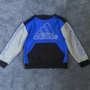 Adidas Hoodie - Boys Large 14-16, Multi-color